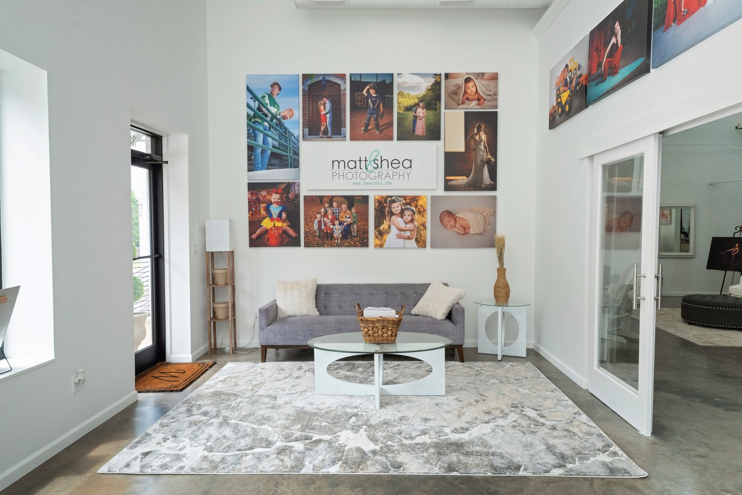 Inside the Matt and Shea Photography studio